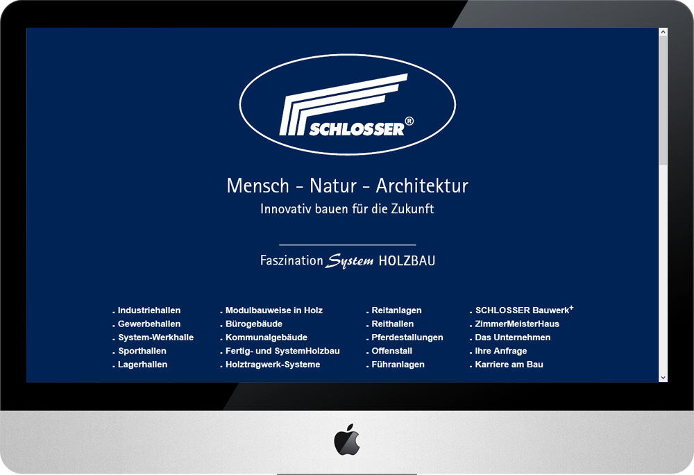 SCHLOSSER Holzbau, Internet