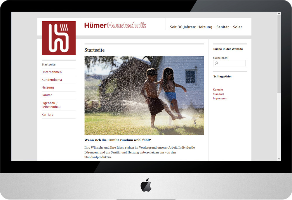 Hümer Haustechnik, Internet