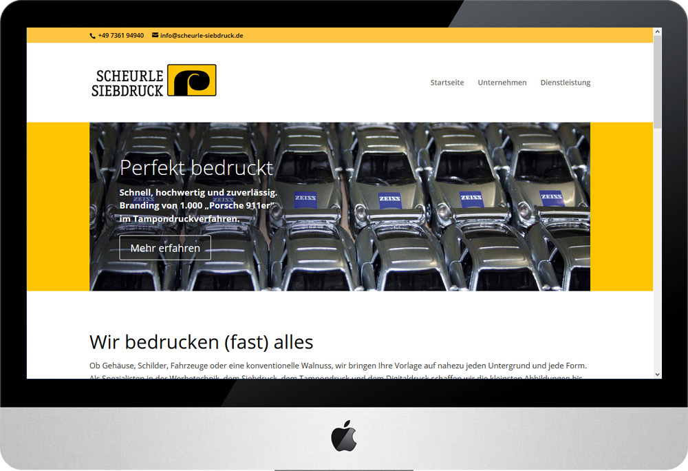 Scheurle Siebdruck, Internet