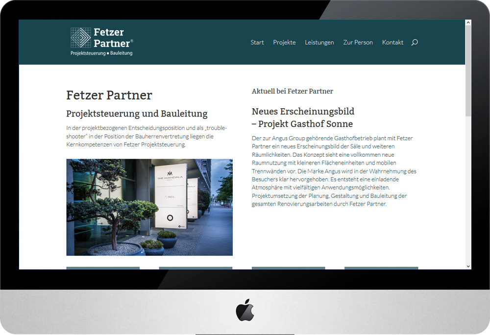 Fetzer Partner, Internet