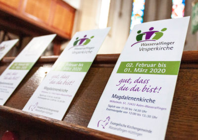 Gemeinsam in der Kirche vespern!