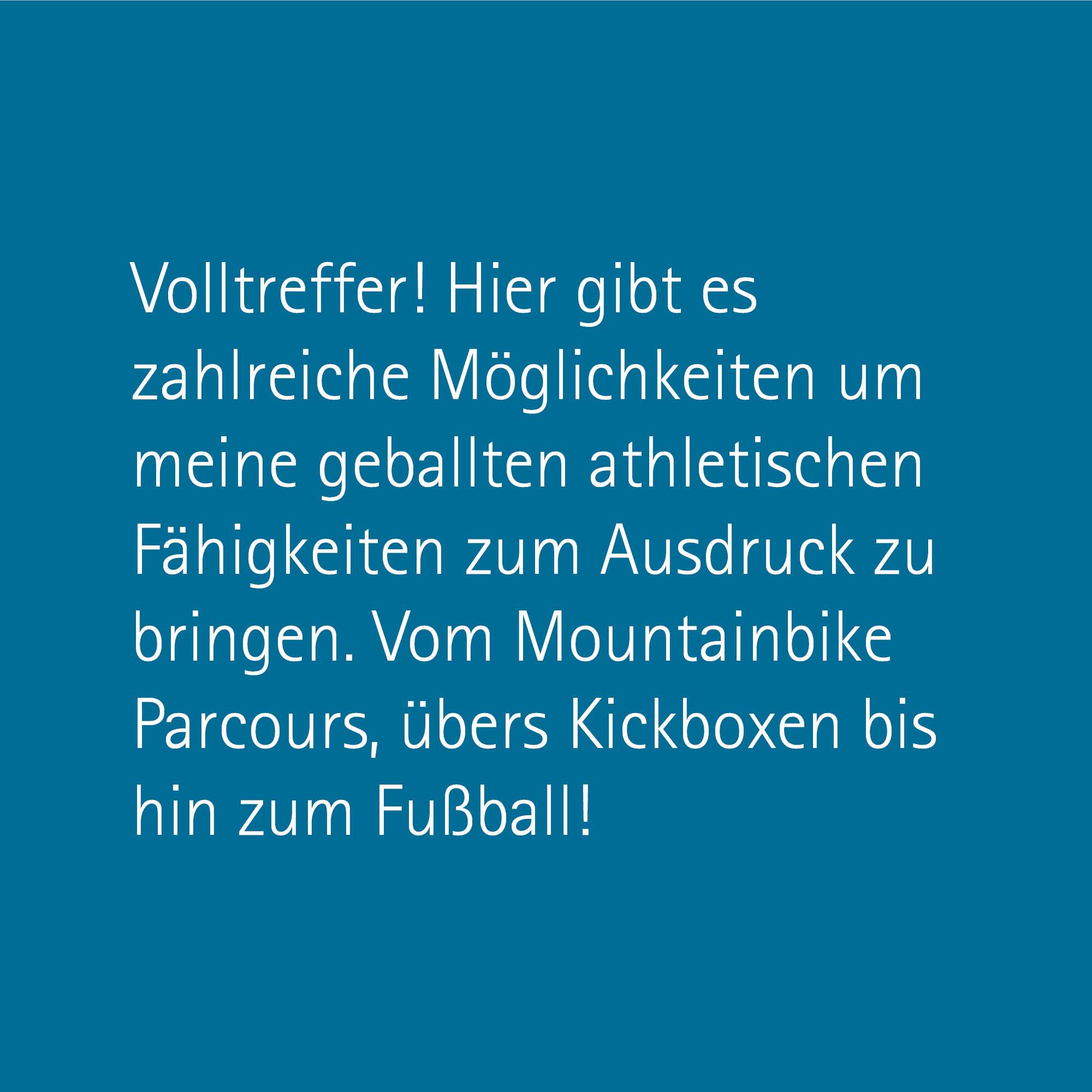 xm - Jagstzell sucht - Leitmotiv - Sportskanone - 2022 - Text