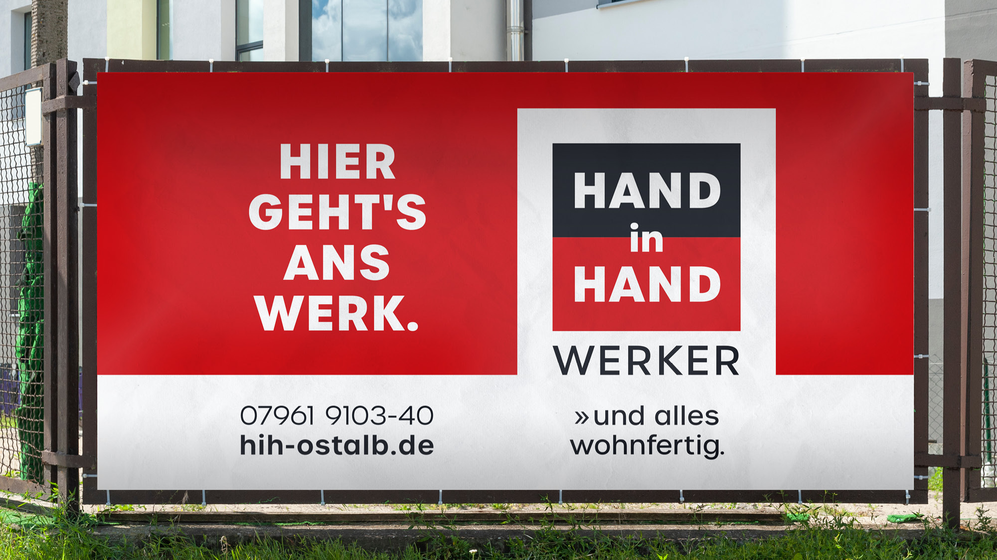 xm - HiH-Werker - Standortkennzeichnung - Bauzaun - 2022 - 01
